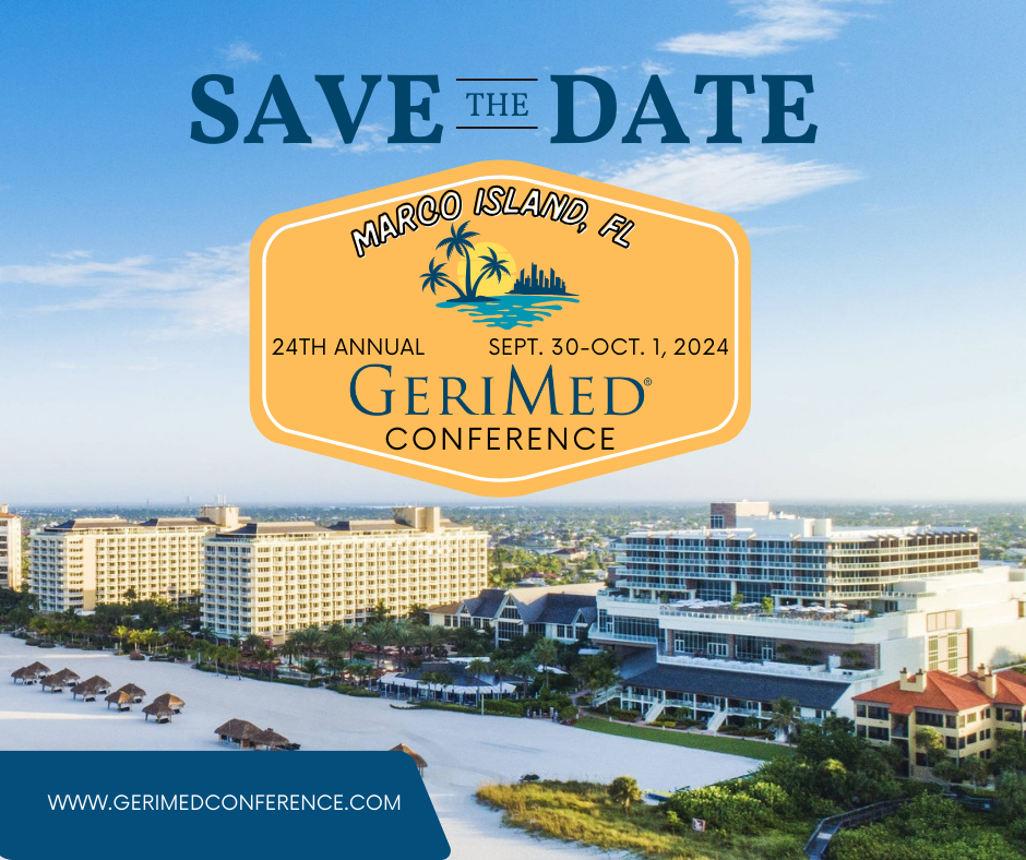 GeriMed Conference - Save The Date